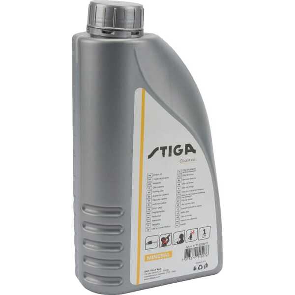 Stiga Kettingzaagolie - 1111922801 - Kettingzaagolie mineraal 1L