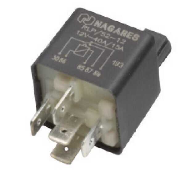 Stiga RelaisOverzichtOE F&G - 1134287103 - Relais 12V/40A 5-polig