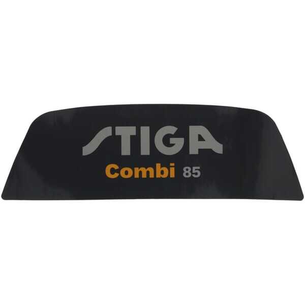 Stiga StickersoverzichtOE - 1143685461 - Decal Stiga Combi 85 FM-CD