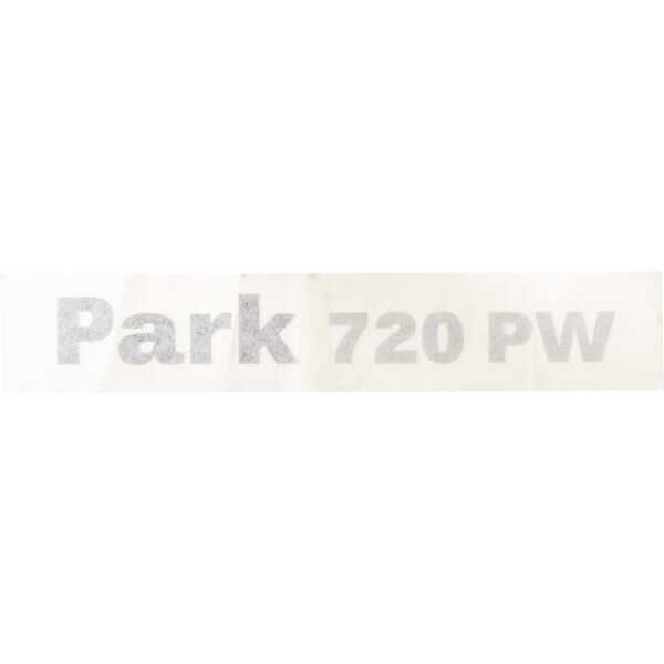 Stiga StickersoverzichtOE - 1143729690 - Sticker "Park 720 PW" Stiga