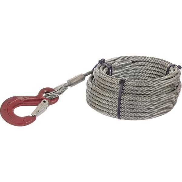 AL-KO Staalkabel voor lier - 1732837 - Kabel voor 901 17 m