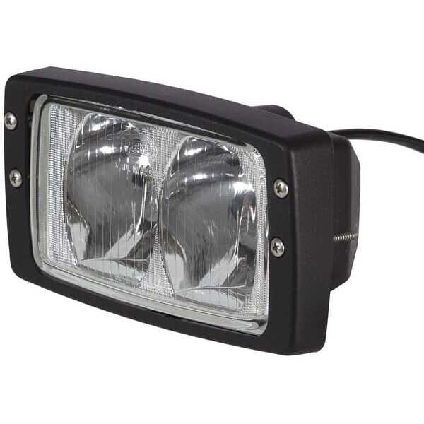 John Deere Werklamp rechthoekige inbouw H3 - 1GB996080021 - Werklamp double beam
