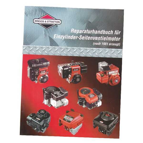 Briggs & Stratton Onderdelenboek - 271266 - Reparatiehandleiding 1-cilindermotor