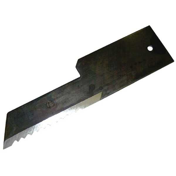 John Deere Strohakselmessen overzicht - 2809106N - Tegenmes getand 198x50x3 mm Ø 6,5 mm
