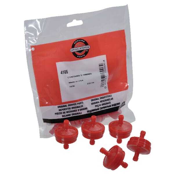 Briggs & Stratton Brandstoffilter in-line - 4105 - Bulkpak Benz filters 5 x 298090S