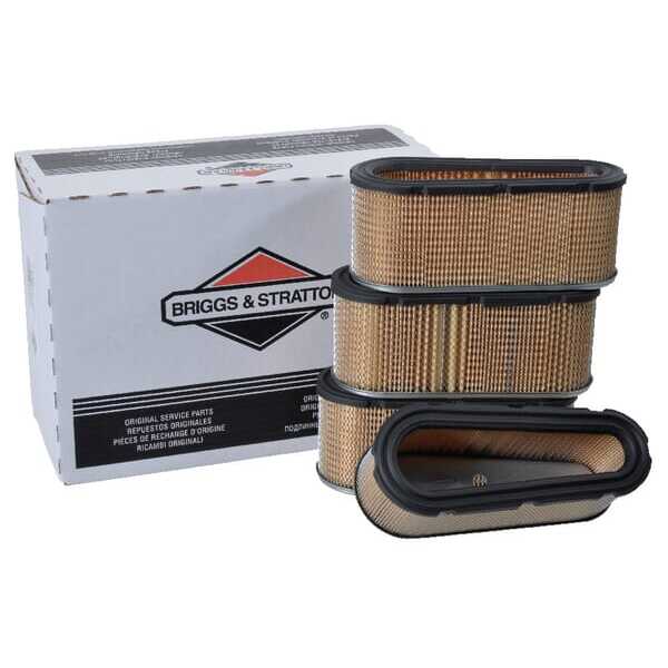 Briggs & Stratton Luchtfilter ovaal - 4139 - Bulkpak filters 4 x 496894S