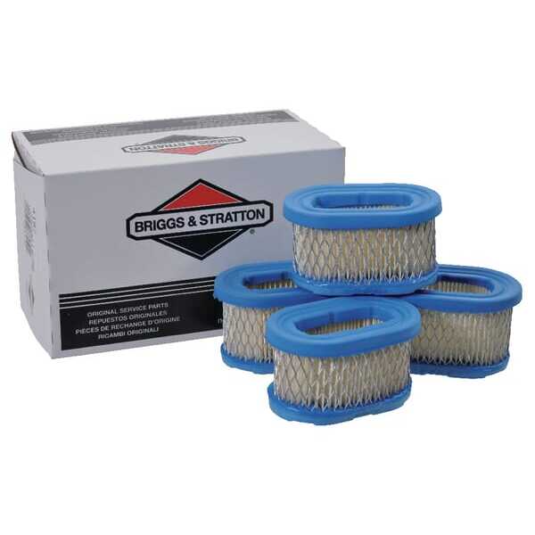 Briggs & Stratton Luchtfilter ovaal - 4197 - Bulkpak filters 4 x 497725S
