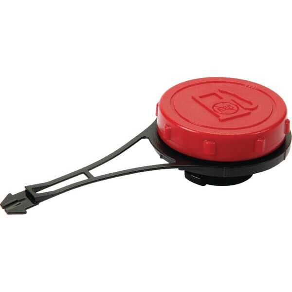 Briggs & Stratton Tankdop en Tankdop pakking - 591003 - Brandstofdop B&S rood
