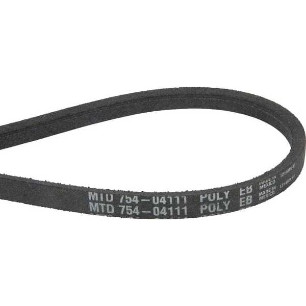 MTD V-snarenOverzichtF&G - 75404111 - V-snaar 5Lx58,6 poly MTD
