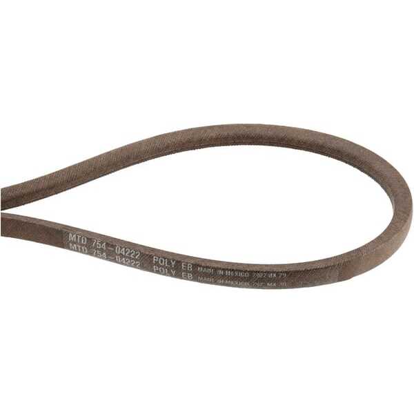 MTD V-snarenOverzichtF&G - 75404222 - V-snaar V-type 1/2x96” poly