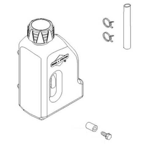 Briggs & Stratton Brandstoftank - 799111 - Benzinetank B&S