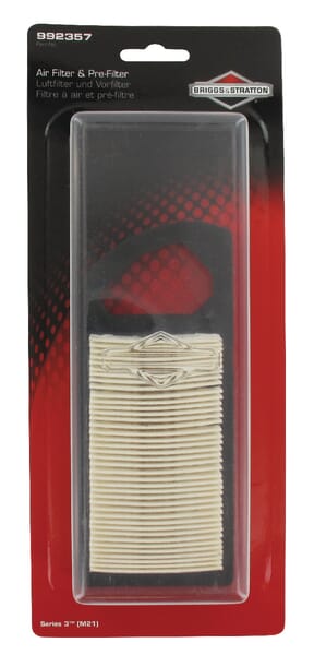 Luchtfilter 1x797007 - 992357 - Briggs & Stratton