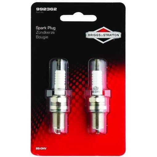 Bougies 2 stuks BS-OHV blister - 992362 - Briggs & Stratton