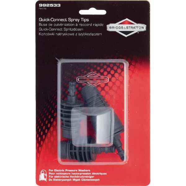 Briggs & Stratton Hogedrukreiniger accessoires - 992533 - Spuitkop Quick Connect