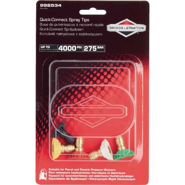 Quick Connect spuitmonden Petr - 992534 - Briggs & Stratton