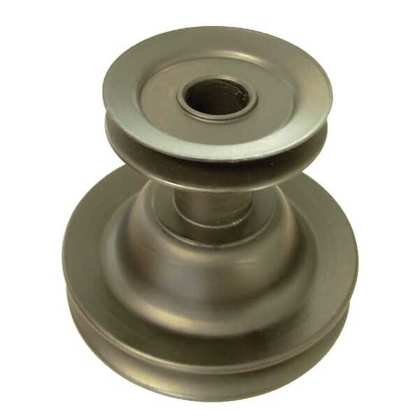 MTD Poelies en spanrollenoverzichtUniverseel - FGP454876 - Motorpoelie dubbel MTD 756-0983B