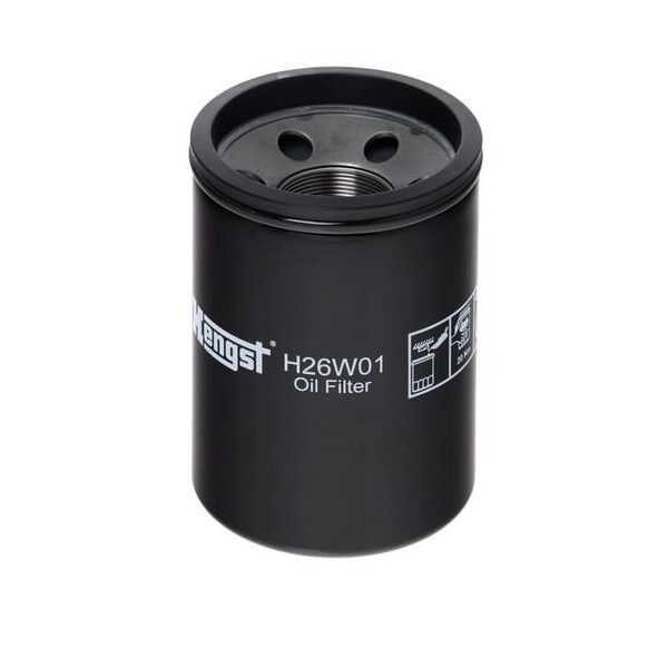 John Deere Oliefilters opschroef Hengst - H26W01 - Oil filter