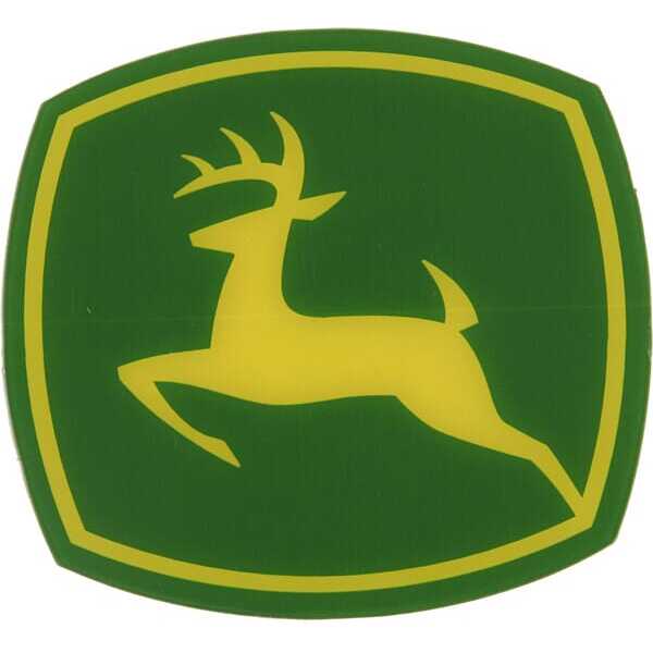 John Deere StickersoverzichtOE - JD5779 - Label handelsmerk, Springend Hert