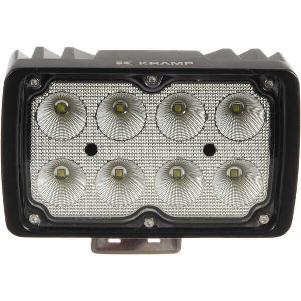 John Deere Werklamp rechthoekige LED - LA10414 - LED werklamp 40W 4000lm, schijnwerper, Deutsch-aansluiting