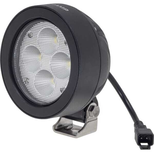 John Deere Werklampen rond LED - LA10416 - LED Werklamp 40 W 4500 lm breedstraler kabelaansluiting