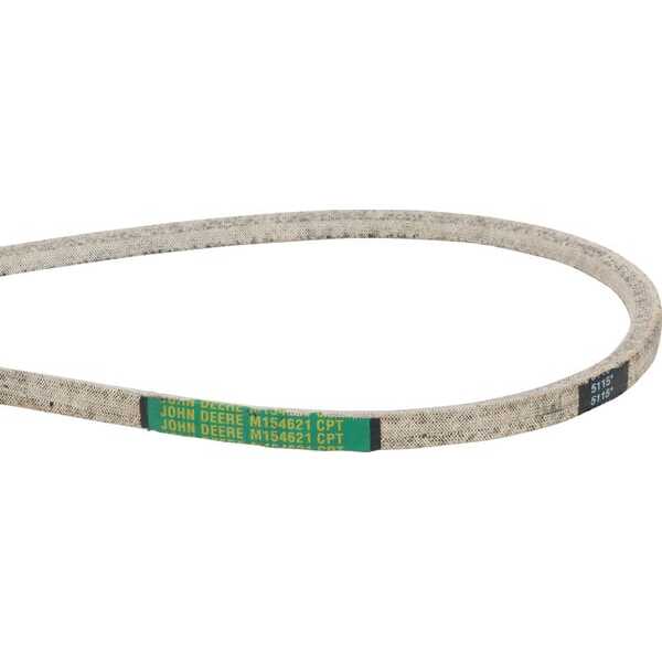John Deere V-snarenOverzichtF&G - M154621 - V-snaar JD