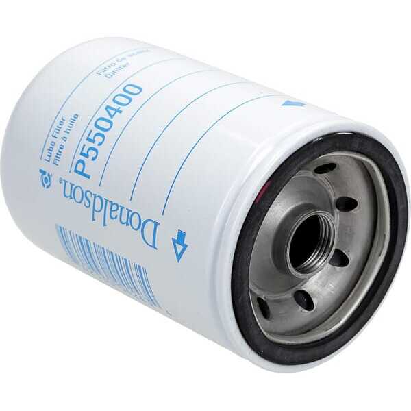 John Deere Oliefilters opschroef met inch schroefdraad - P550400 - Oliefilter Donaldson