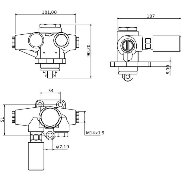 John Deere Brandstofopvoerpomp Kramp - RE10258KR - Brandstofopvoerpomp