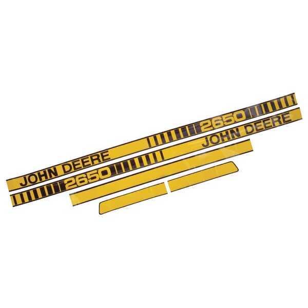 John Deere Stickerset - TR2650JD - Stickerset \