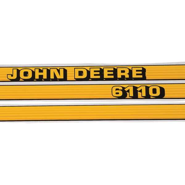 John Deere Stickerset - TR6110JD - Stickerset "John Deere 6110"