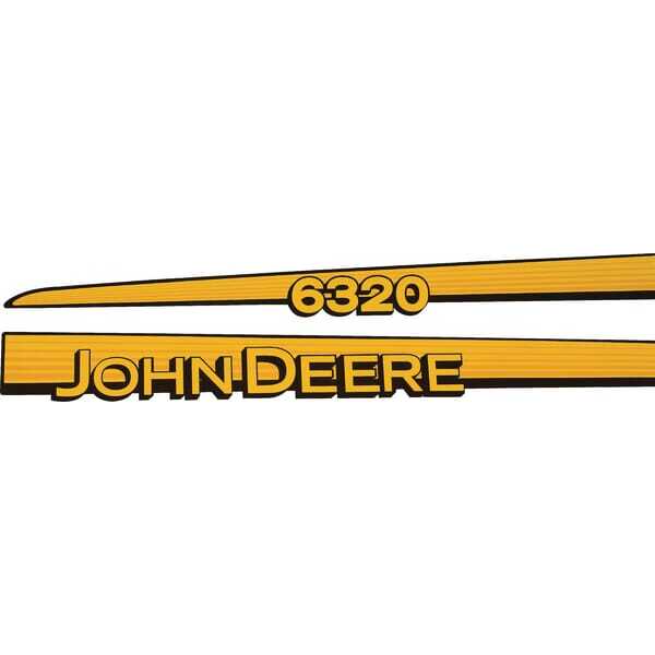 John Deere Stickerset - TR6320JD - Stickerset "John Deere 6320"