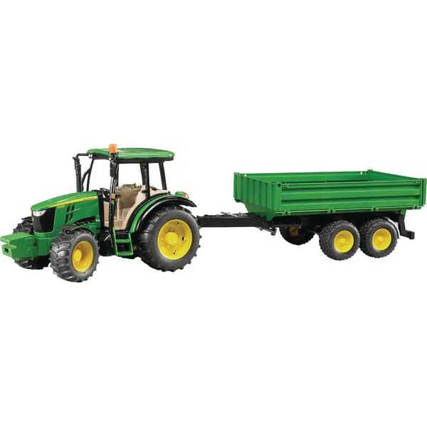 John Deere U02108 5115M met aanhanger - U02108 - John Deere 5115M met aanhanger