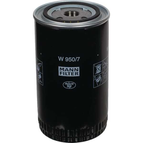 John Deere Oliefilters opschroef met inch schroefdraad - W9507 - Oliefilter M&H